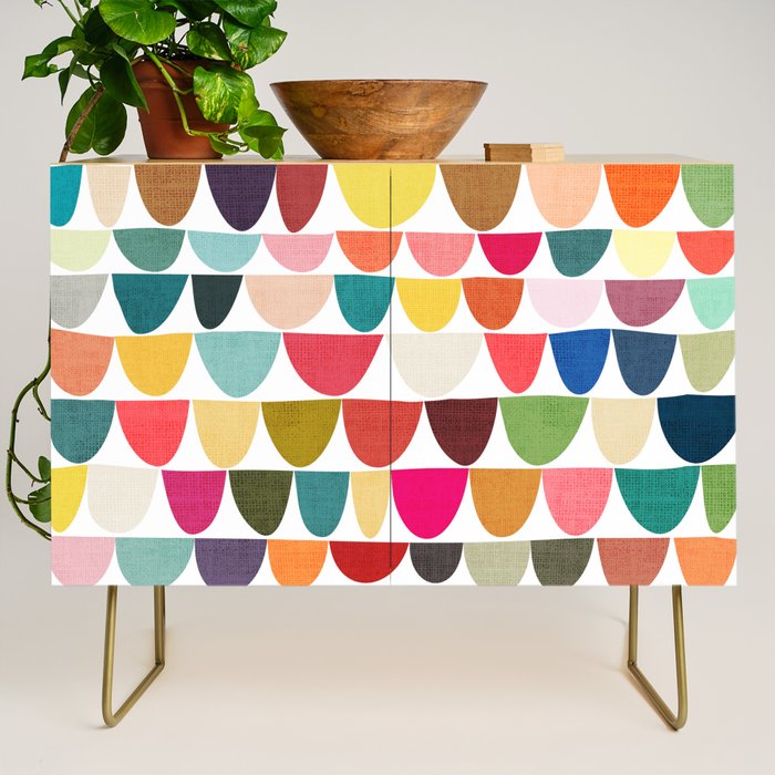 Fish scales pattern Credenza Gallery Image 1