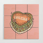 Capricorn Heart Cake Wood Wall Art Gallery Image 1
