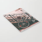 Bike in Paris Pink City Photography  Notebook Gallery Image 3