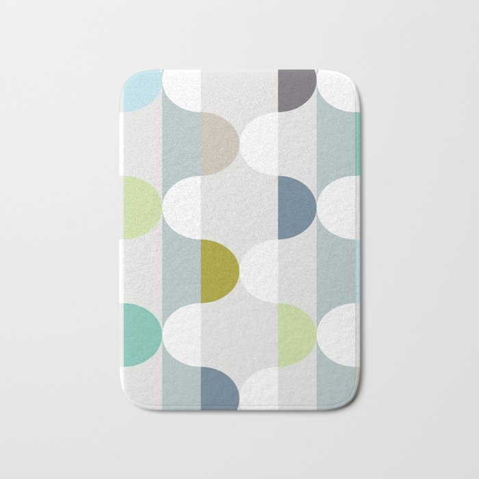 City life facade soft grey Bath Mat Gallery Image 1