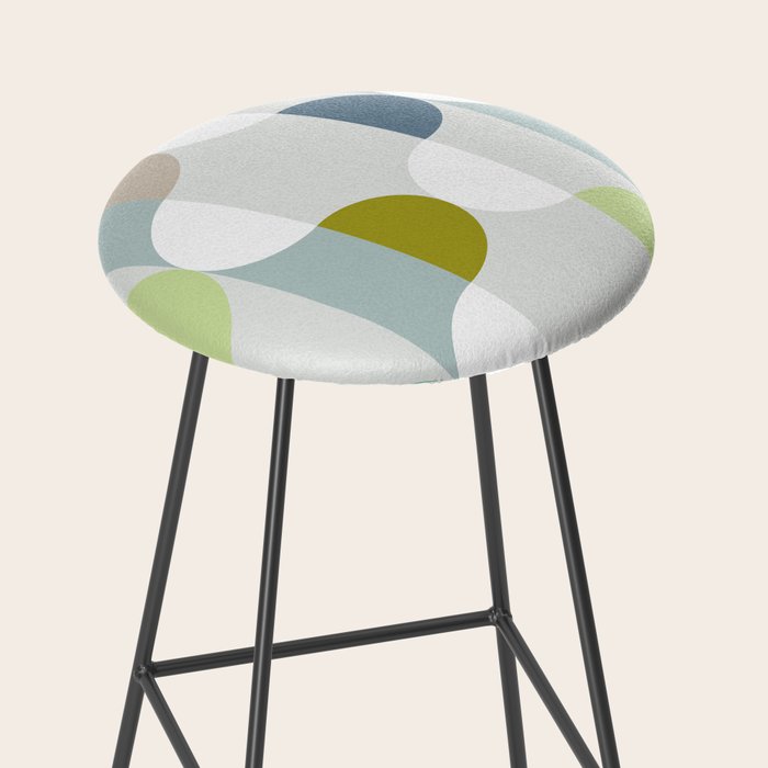 City life facade soft grey Stool Gallery Image 2