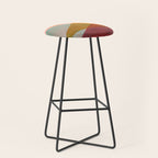 Abstraction_SUNSET_LANDSCAPE_POP_ART_Minimalism_018X Stool Gallery Image 1