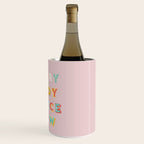 EVERYBODY DANCE NOW - bright typography Wine Chiller Gallery Image 3