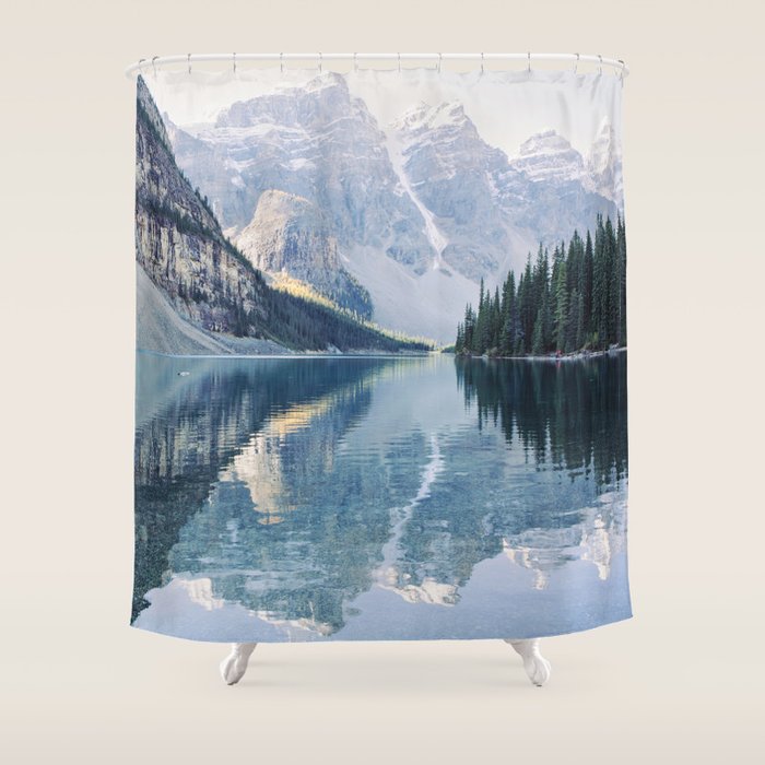 Alpine Sunrise Shower Curtain Gallery Image 1