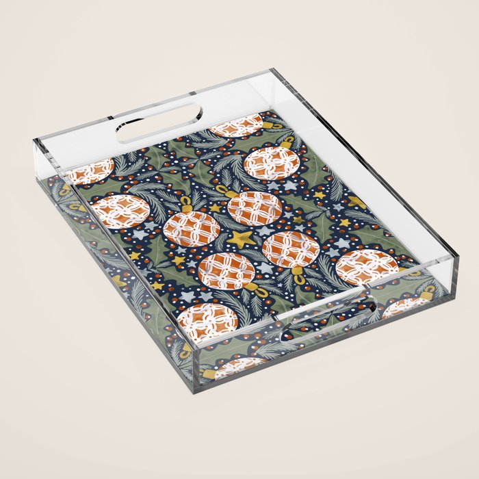 Yuletide Ornament Bliss Acrylic Tray Gallery Image 1