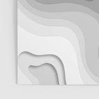 White Topographic Map Poster Gallery Image 3