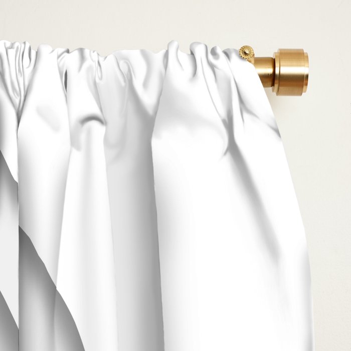 White Topographic Map Window Curtain Gallery Image 2