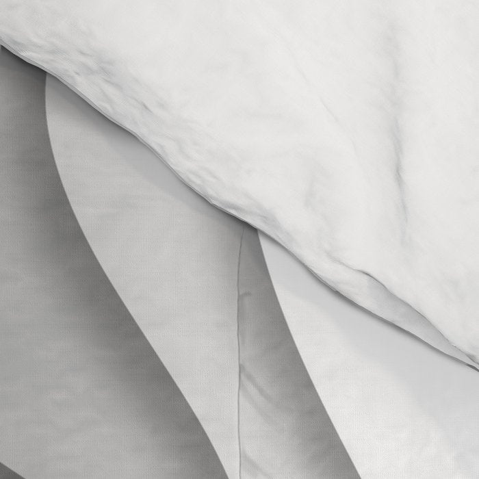 White Topographic Map Comforter Gallery Image 4