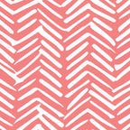 Geometric Art, Herringbone, Coral, Wall Art Boho Coffee Mug Gallery Image 2