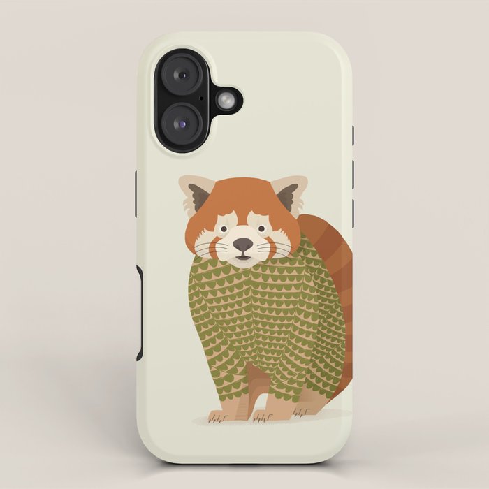 Whimsical Red Panda iPhone Case Gallery Image 1