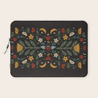 Folk Floral | Fall Colors Laptop Sleeve Gallery Image 1