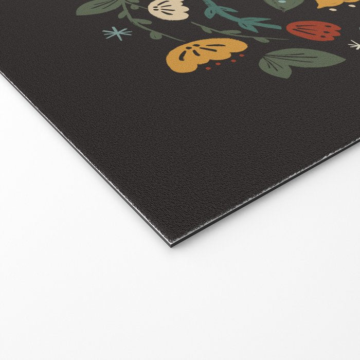 Folk Floral | Fall Colors Welcome Mat Gallery Image 2