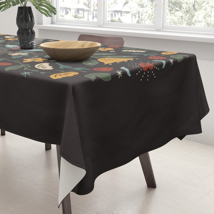 Folk Floral | Fall Colors Tablecloth Gallery Image 3