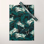 TROPICAL JUNGLE - Night Wrapping Paper Gallery Image 1