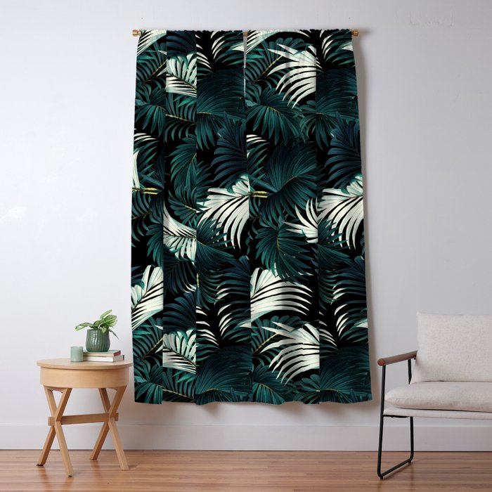 TROPICAL JUNGLE - Night Window Curtain Gallery Image 5