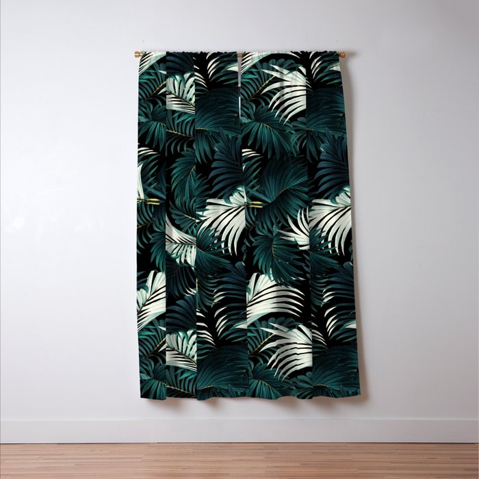 TROPICAL JUNGLE - Night Window Curtain Gallery Image 3