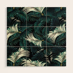 TROPICAL JUNGLE - Night Wood Wall Art Gallery Image 1