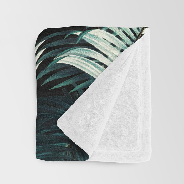 TROPICAL JUNGLE - Night Throw Blanket Gallery Image 3