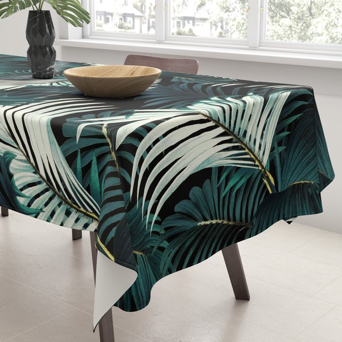 TROPICAL JUNGLE - Night Tablecloth Gallery Image 3