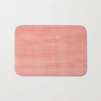Pantone Living Coral Dry Brush Strokes Texture Bath Mat Gallery Image 1