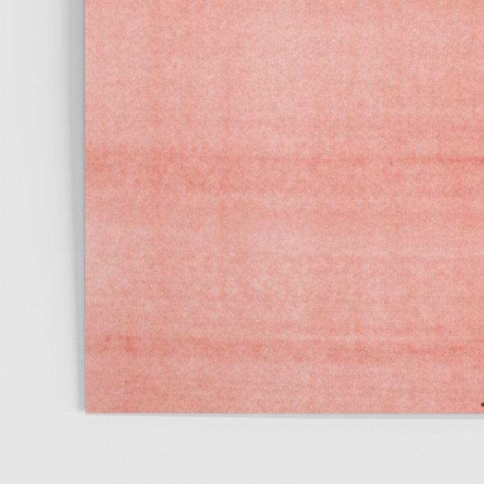 Pantone Living Coral Dry Brush Strokes Texture Poster Gallery Image 3