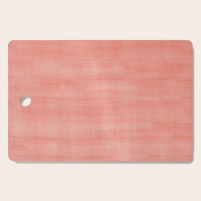 Pantone Living Coral Dry Brush Strokes Texture Cutting Board Gallery Image 1