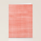 Pantone Living Coral Dry Brush Strokes Texture Stationery Card Gallery Image 2