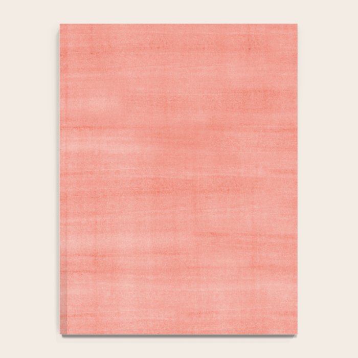 Pantone Living Coral Dry Brush Strokes Texture Notebook Gallery Image 4