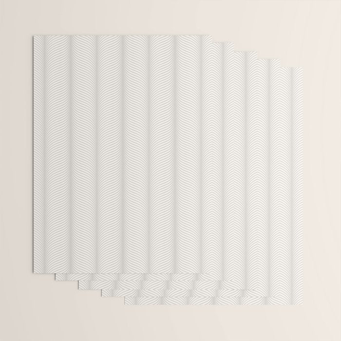 Elysian XVII Grey White Wrapping Paper Gallery Image 3