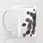 Black And White Inkblot Pattern Rorschach Test Coffee Mug Gallery Image 3