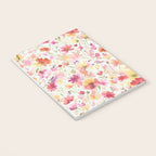 Natural Haze Spring Meadow Cosmos Wildflowers Magenta Red Yellow Notebook Gallery Image 3