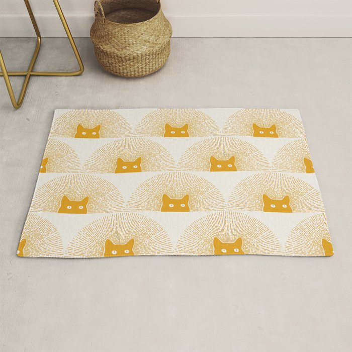 Good Meowning Pattern Rug Gallery Image 1