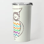 Chevron Owl Travel Mug Gallery Image 2