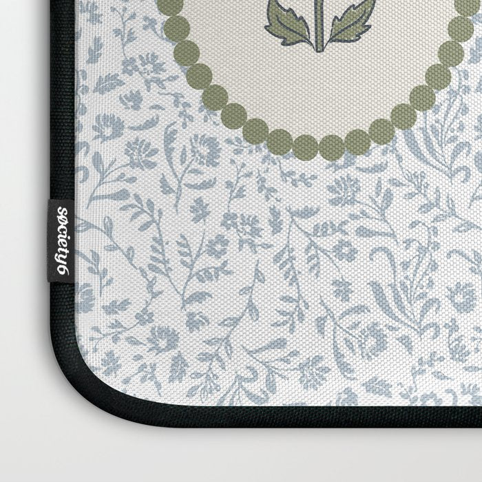 Ditsy Block Print Floral Tryptich Laptop Sleeve Gallery Image 3