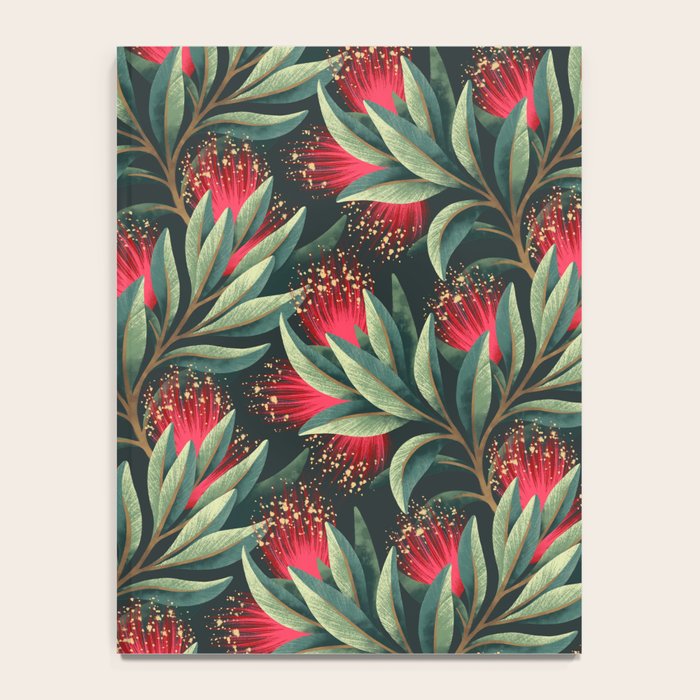 Pohutukawa - Red / Natural Green Notebook Gallery Image 4