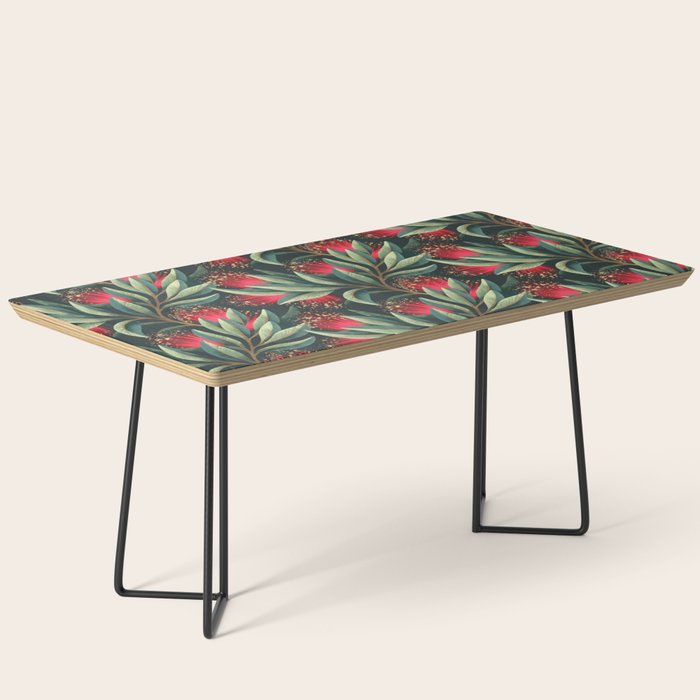 Pohutukawa - Red / Natural Green Coffee Table Gallery Image 1
