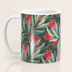 Pohutukawa - Red / Natural Green Coffee Mug Gallery Image 3