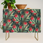 Pohutukawa - Red / Natural Green Credenza Gallery Image 1