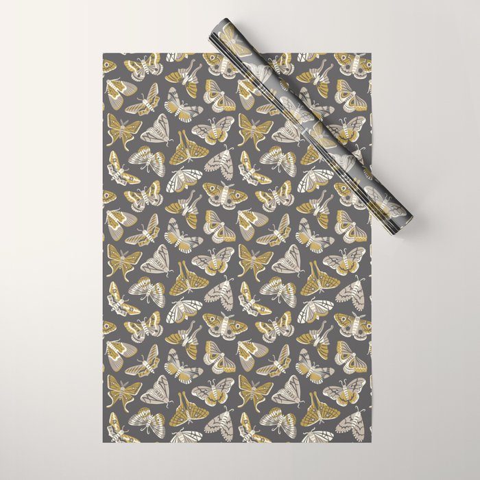 Moths Wrapping Paper Gallery Image 1