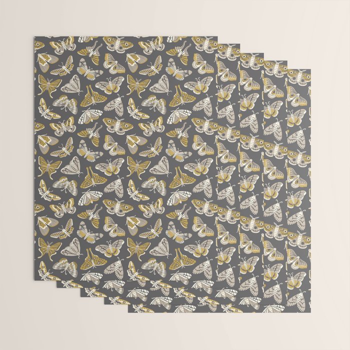 Moths Wrapping Paper Gallery Image 3