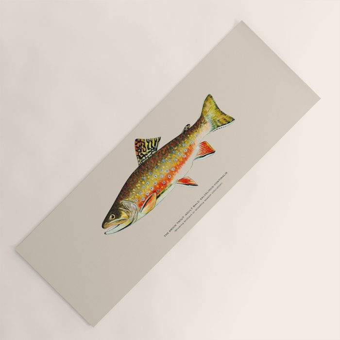 Brook Trout Yoga Mat Gallery Image 1