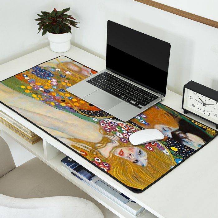 Gustav Klimt Water Serpents II Desk Mat Gallery Image 2