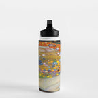 Gustav Klimt Water Serpents II Water Bottle Gallery Image 3