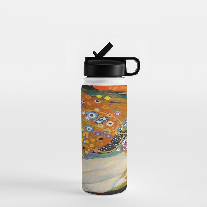 Gustav Klimt Water Serpents II Water Bottle Gallery Image 1