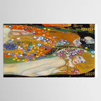 Gustav Klimt Water Serpents II Tablecloth Gallery Image 2