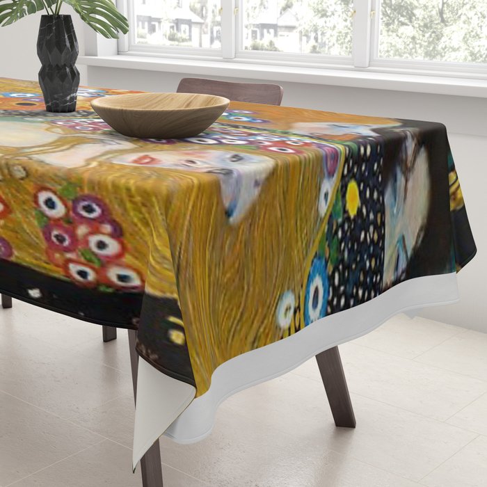 Gustav Klimt Water Serpents II Tablecloth Gallery Image 3