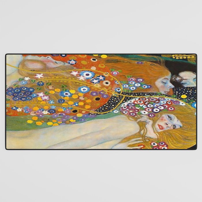 Gustav Klimt Water Serpents II Desk Mat Gallery Image 3