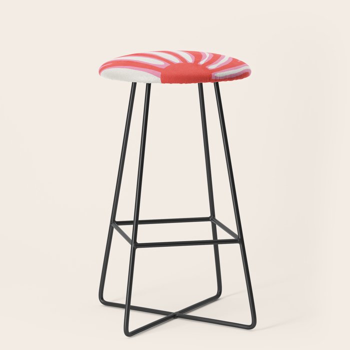 Tart & Amaranth: Wild Flower | Matisse Foliage Paper Cutouts Stool Gallery Image 1