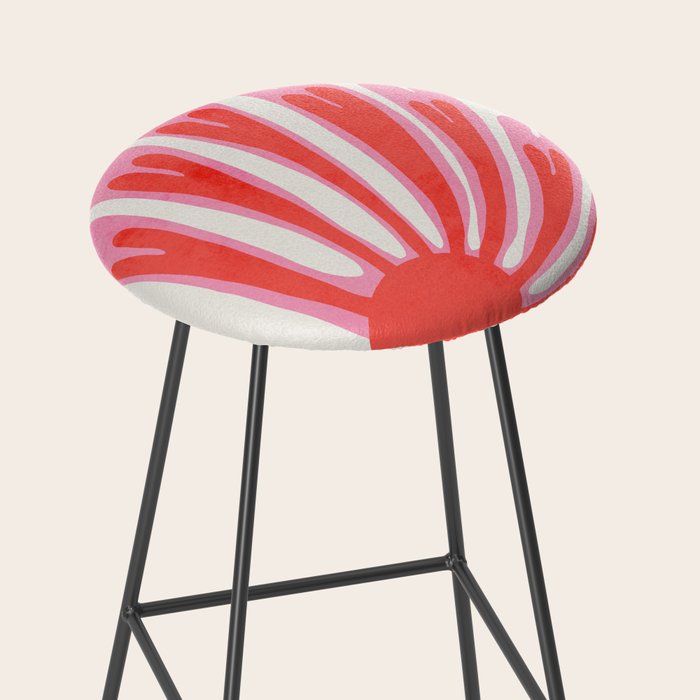Tart & Amaranth: Wild Flower | Matisse Foliage Paper Cutouts Stool Gallery Image 2