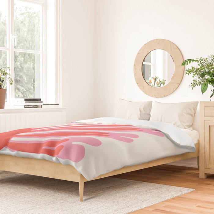 Tart & Amaranth: Wild Flower | Matisse Foliage Paper Cutouts Duvet Cover Gallery Image 2